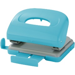 Изображение товара Дырокол Kw-Trio 09652blue макс.:16лист. пластик синий отв.:2