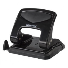 Изображение товара Дырокол металлический BRAUBERG "PN-150M", до 35 листов, черный, 227788