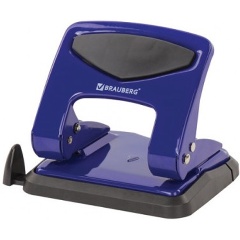 Изображение товара Дырокол металлический BRAUBERG "PN-150M", до 35 листов, синий, 227789