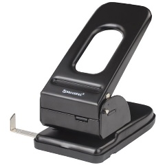 Изображение товара Дырокол металлический МОЩНЫЙ BRAUBERG "Heavy duty", до 60 листов, черный, 226868