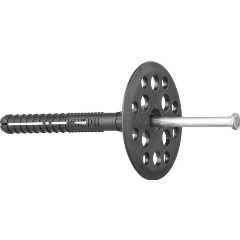 Изображение товара Дюбель для изоляционных материалов полипропиленовый, металлический стержень, 10 x 120 мм, 100 шт, ЗУБР 4-301525-10-120_z01