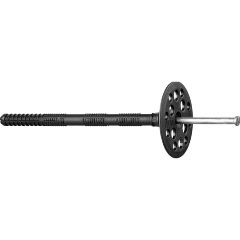 Изображение товара Дюбель для изоляционных материалов полипропиленовый, металлический стержень, 10 x 160 мм, 100 шт, ЗУБР 4-301525-10-160_z01