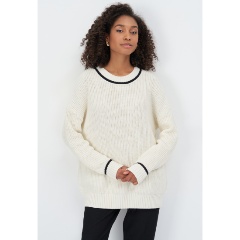 Изображение товара Джемпер ElectraStyle С-43020-ДЖ женский, цвет белый, размер 48