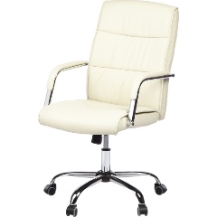 Изображение товара Кресло офисное EASY CHAIR BN_SH_EChair-509 TPU к/з бежевый хром
