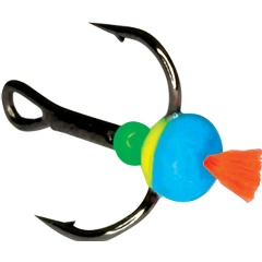 Изображение товара Тройник-капля ECOPRO с красным хвостом тип FBL №12 ( 10шт) фосф.