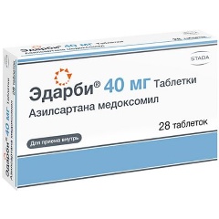 Изображение товара Лекарственное средство Эдарби STADA таб. 40мг №28