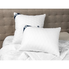 Изображение товара Подушка Edelson COTTON 70х70 см с кантом гипоаллергенная с лебяжьим пухом