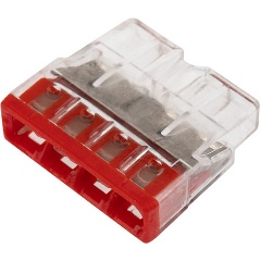 Изображение товара Экcпресс-клемма WAGO 2273-204, 4-проводная, до 2.5 кв. мм, 5 шт.