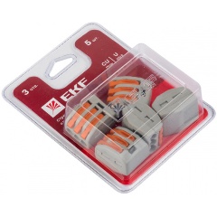 Изображение товара Клеммы EKF СМК 222-413 блистер (5шт)