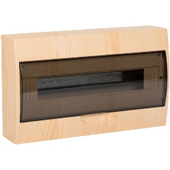 Изображение товара Щит распределительный навесной EKF PROxima ЩРН-П-18 светлое дерево IP41 (pb40-n-18-light)