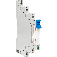 Изображение товара Промежуточное реле EKF РП slim 23/1 6А 230В AC с розеткой в сборе, rps-23-1-60-rms230AC