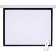 Изображение товара Экран Cactus 180x180см Motoscreen CS-PSM-180x180 1:1 настенно-потолочный рулонный белый (моторизирован)