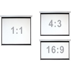 Изображение товара Экран настенный с электроприводом Digis DSEF-1110, формат 1:1, 167" (308x311), MW, Electra-F