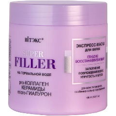 Изображение товара Экспресс-маска для волос Витэкс Super Filler глубоко восстанавлив., 400 мл.