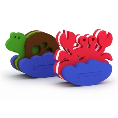 Изображение товара Игрушка-конструктор EL BASCO для купания Краб,Черепаха, 03-005