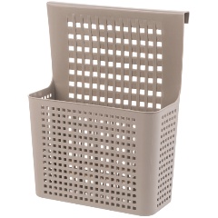 Изображение товара Контейнер EL CASA "Лофт" 24.5х9.4х31 см, навесной на дверцу, мокка (812161)