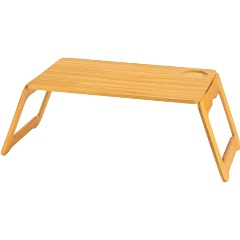 Изображение товара Столик El Casa для ноутбука/планшета 61*30*22 см со складными ножками, бамбук (240421 Elan)