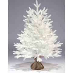Изображение товара Искусственная елка ЦАРЬ ЕЛКА Адель белая 90 см с 120 ветками