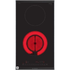 Изображение товара Электрическая варочная панель Bosch PKF375FP2E стеклокерамика 2 конфорки