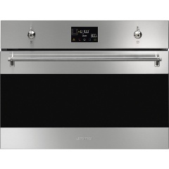 Изображение товара Электрический духовой шкаф компактный с СВЧ SMEG SO4302M1X