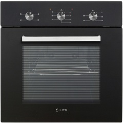 Изображение товара Электрический духовой шкаф Lex EDM 042 BL черный встраиваемый с таймером и грилем