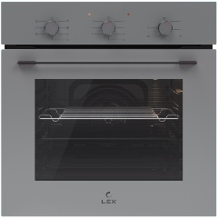 Изображение товара Электрический духовой шкаф Lex EDM 075 GR 60 л, 7 режимов, таймер, стекло 3 слоя