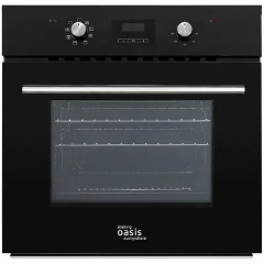 Изображение товара Электрический духовой шкаф Oasis D-MSB (A) черный с конвекцией 68 л