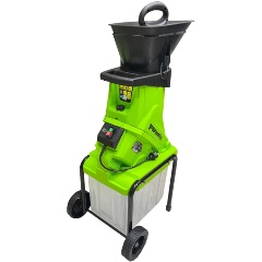 Изображение товара Измельчитель садовый электрический Greenworks GACSB, с контейнером