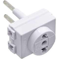 Изображение товара Электрический переходник РемоКолор "козья ножка" , 10а, (шт.) 89-0-054