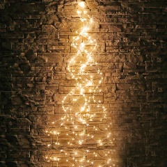 Изображение товара Электрогирлянда ЗОЛОТАЯ СКАЗКА 591365 конский хвост 2м, 200LED, тёплый белый, 220V