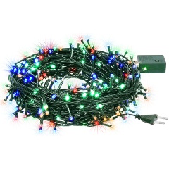 Изображение товара Электрогирлянда светодиодная Vegas Нить, 200 ламп, многоцветная, 8 режимов, 20м