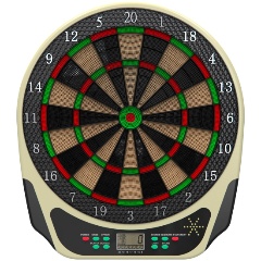 Изображение товара Электронный дартс DFC DARB02C с 3 дротиками и 18 видами игр