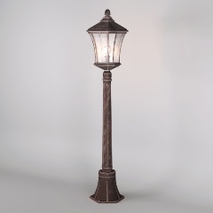 Изображение товара Уличный фонарный столб Elektrostandard Virgo F капучино 60 Вт для улиц и дворов