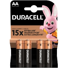 Изображение товара Элемент питания Duracell Basic LR6-4BL AA бл 4