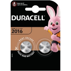 Изображение товара Элемент питания Duracell CR2016 бл 2