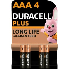Изображение товара Элемент питания Duracell Plus LR03 AAA бл 4