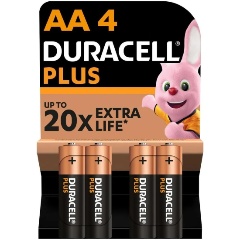 Изображение товара Элемент питания Duracell Plus LR6 AA бл 4