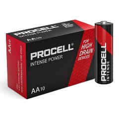 Изображение товара Элемент питания Duracell Procell Intense LR6 AA 10 шт щелочные батарейки