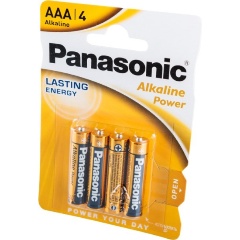Изображение товара Элемент питания Panasonic Alkaline Power LR03 AAA бл 4