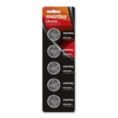 Изображение товара Элемент питания SmartBuy CR2430 Lithium бл 5