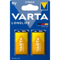 Изображение товара Элемент питания VARTA Longlife 6LR6 9V бл 2