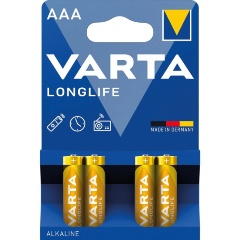 Изображение товара Элемент питания VARTA Longlife LR03 AAA бл 4