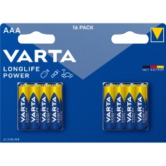 Изображение товара Элемент питания Varta Longlife Power LR03 AAA бл 16