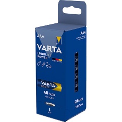 Изображение товара Элемент питания Varta Longlife Power LR03 AAA бл 40