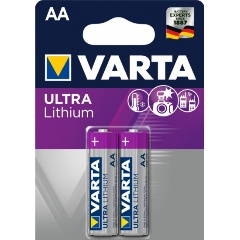 Изображение товара Элемент питания Varta Ultra Lithium LR6 AA - 2 шт. литиевые батареи для устройств
