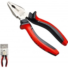 Изображение товара Плоскогубцы ELITECH 110302 180 мм с двухкомпонентными ручками