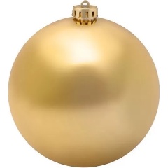 Изображение товара Елочная фигура NEON-NIGHT Шар, 15 см, цвет золотой матовый (502-301)