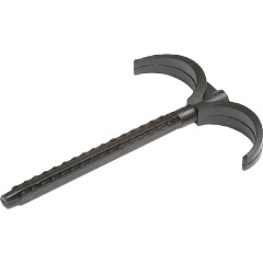 Изображение товара Крепежный крюк ELSEN с дюбелем 8x80 мм, двойной, пластик