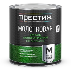 Изображение товара Эмаль декоративная по металлу молотковая Престиж, 2,5 л, серая