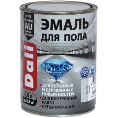Изображение товара Эмаль для пола Dali, алкидно-уретановая, глянцевая, бежевая, 0,8 л